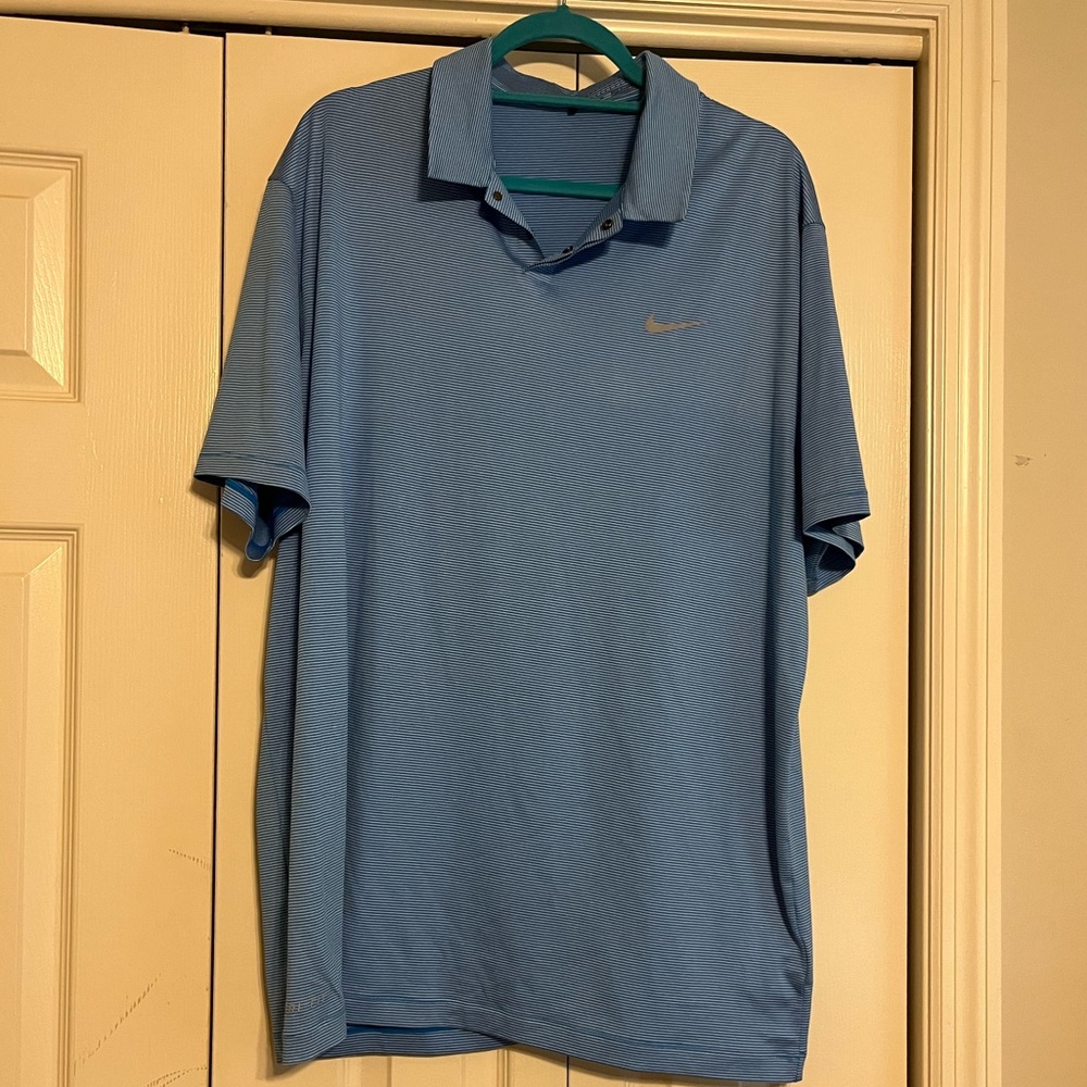 Men’s Tiger Woods Nike Polo - Size XL - Blue